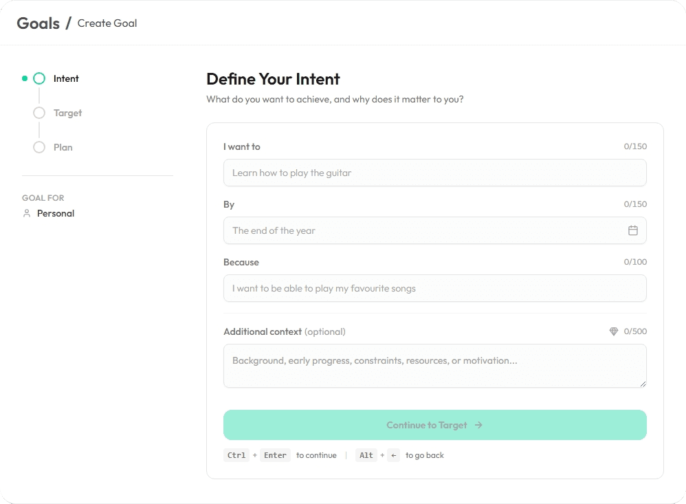 Intent — light mode